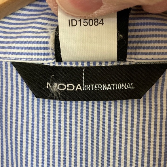 Moda International Blue Ruffle Dress - Picture 6 of 9